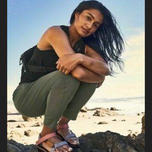 ATHLETA Trekkie North Joggers in Mountain Olive (gray-green) 12P (PETITE)